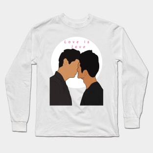 Malec: Love is love Long Sleeve T-Shirt